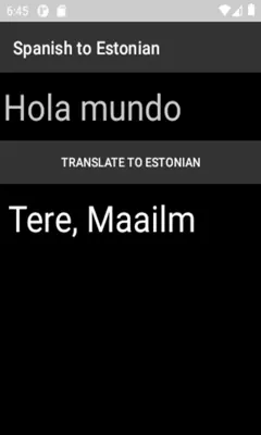 Spanish to Estonian Translator android App screenshot 3